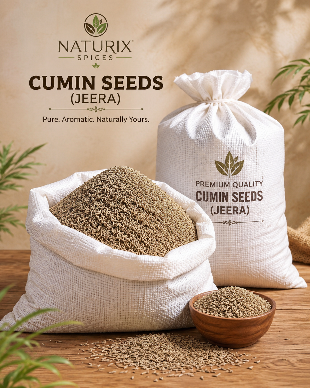 Naturix Spices Premium Cumin Seeds Jeera 500g