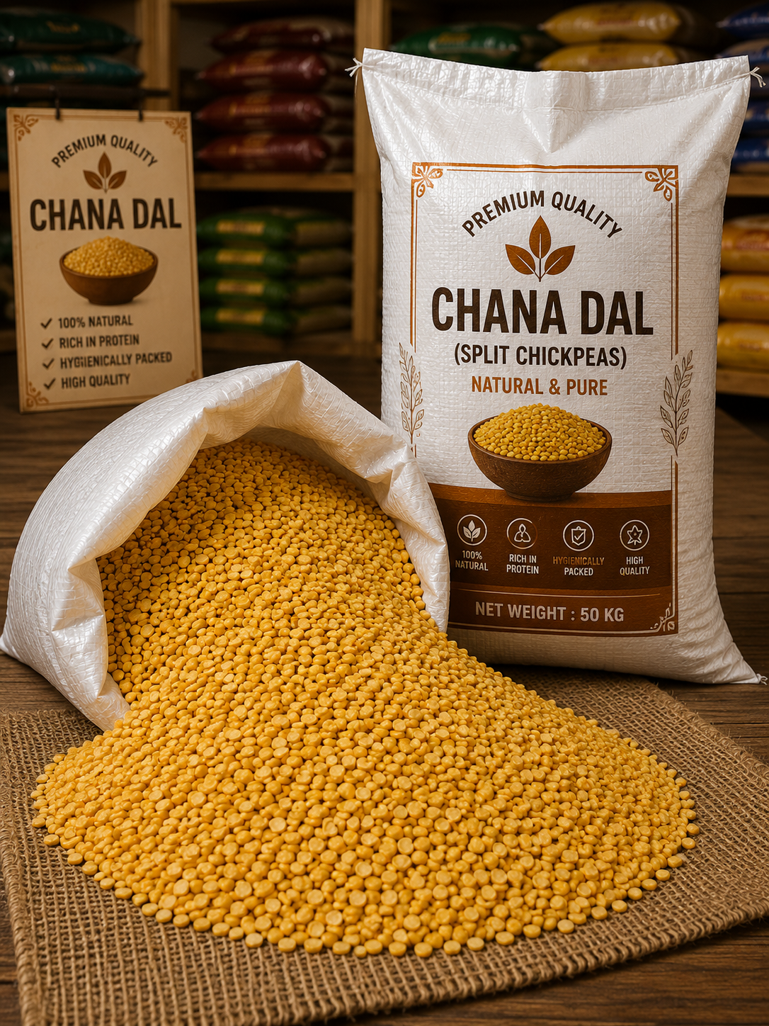 Chana Dal (Split Chickpeas) 500gm Code5001