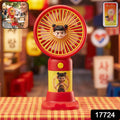Cute Cartoon Character Portable Mini Fan (1 Pc)