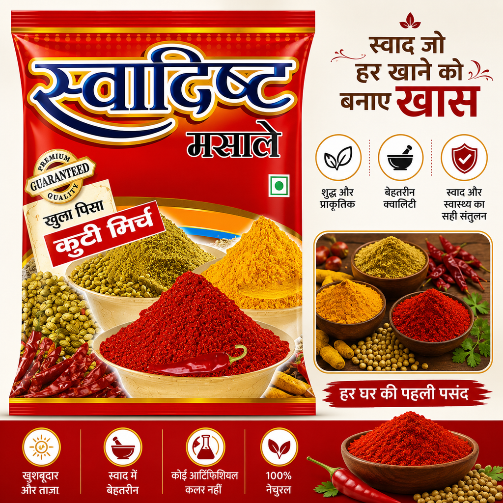Swadisht Masale Kuti Mirch 250gm