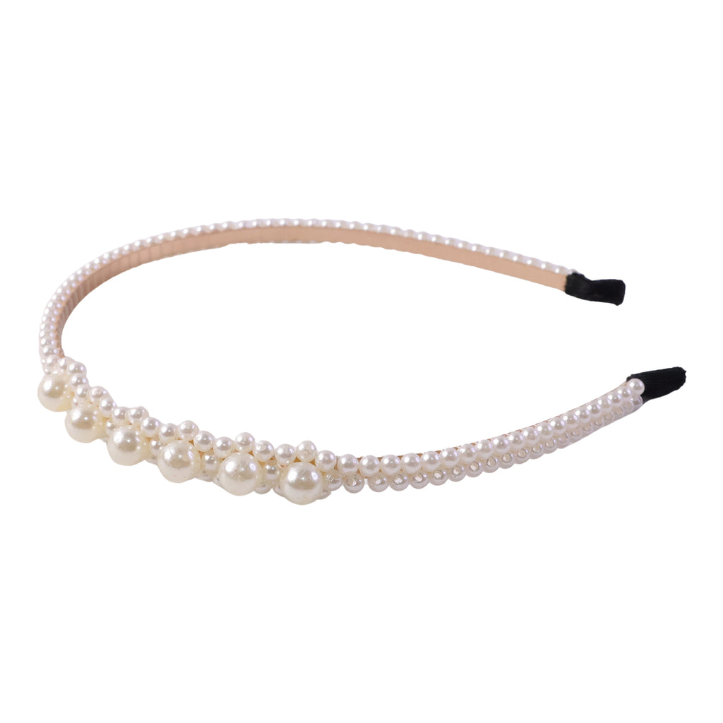 Pearl Beaded Designer Hairband For Women Stylish Headband (1 Pc)