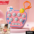 Cute Cartoon Music Push Button Toy Keychain With Sound (1 Pc Mix Design)
