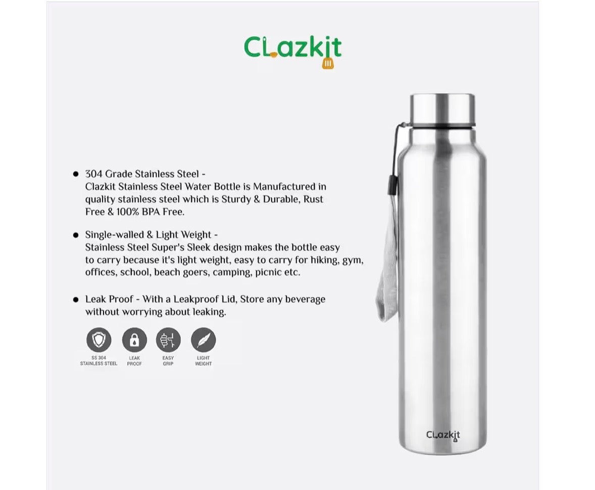 Stainless Steel Water Bottle – 500ml