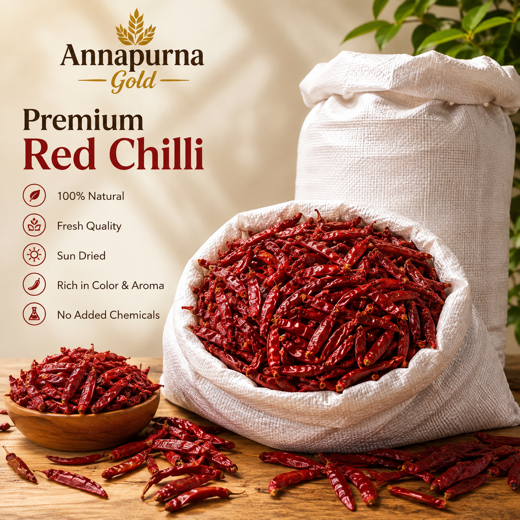 Sabut Laal Mirch (Whole Dry Red Chilli) - 250g C5001
