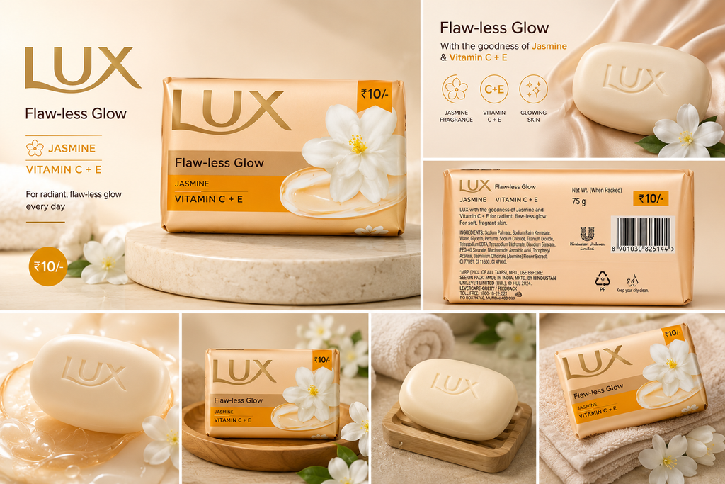 Lux Flaw-less Glow Soap - Jasmine & Vitamin C+E
