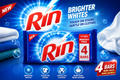 Rin Detergent Bar - Monthly Pack (4 Bars)