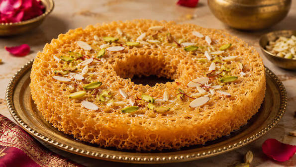 Parmesh Sweets Ghewar Saada 1 kg