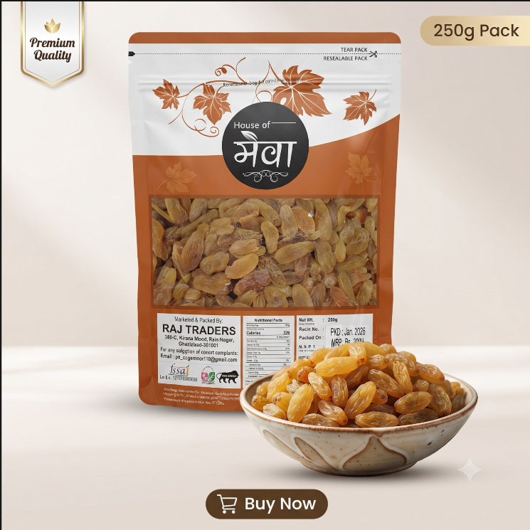 House of Mewa Golden Raisins 250g
