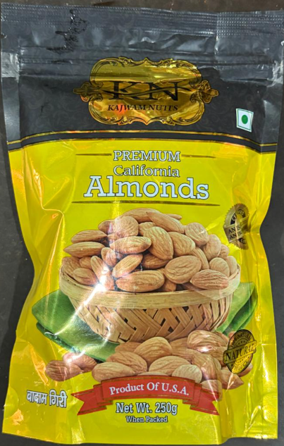 KN Kajwam Nutts Premium California Almonds 250g