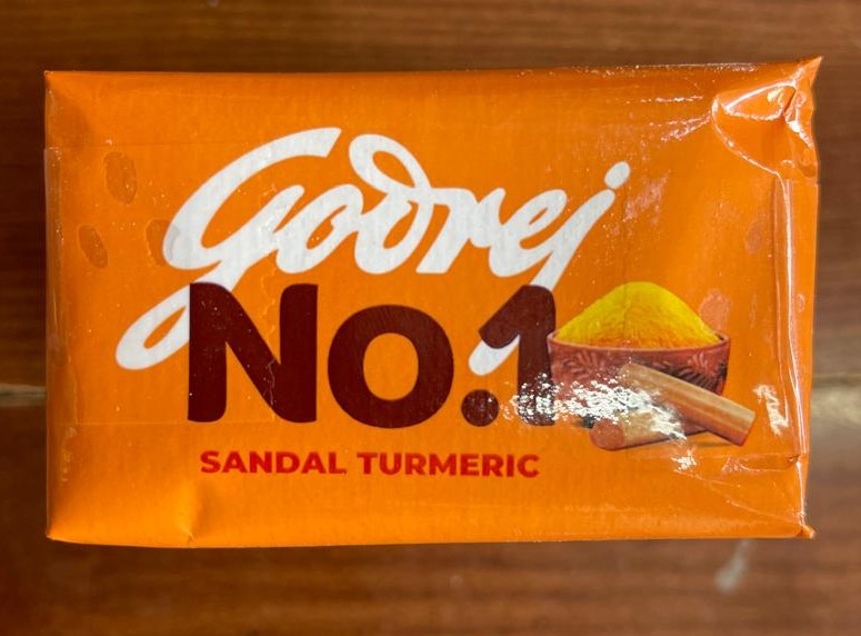 Godrej No.1 Sandal Turmeric Soap