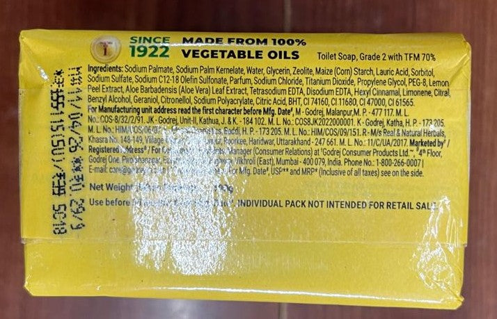 Godrej No.1 Lime Aloe Vera Soap