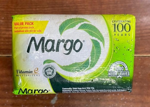 Margo Original Neem Soap - Vitamin E & 1000 Neem Leaves Value Pack