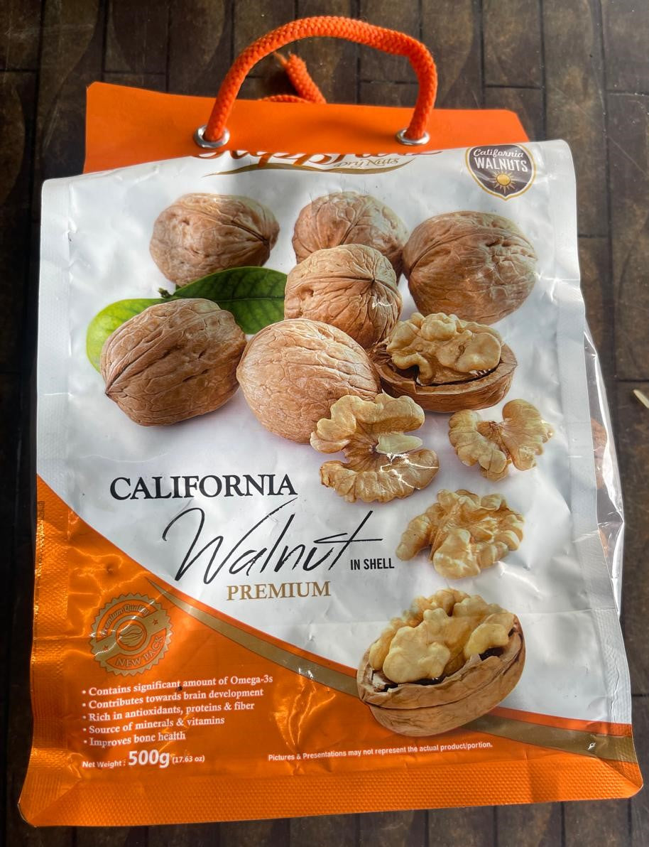 Akhrot California Walnut Premium In Shell 500g Code5001