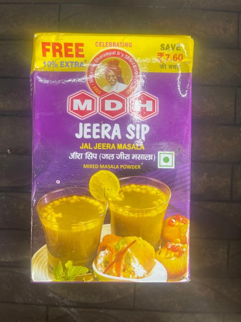 MDH Jeera Sip Jal Jeera Masala box