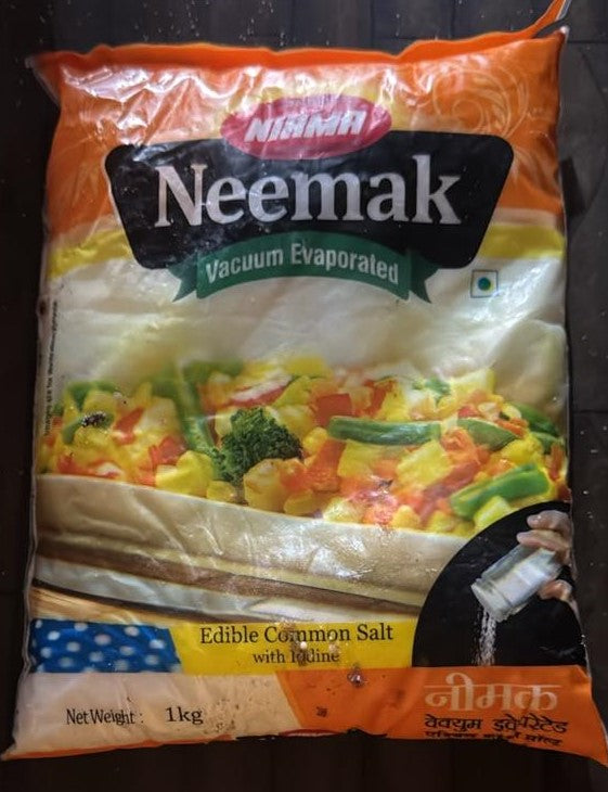 Nirma Neemak Vacuum Evaporated Iodised Salt 1kg