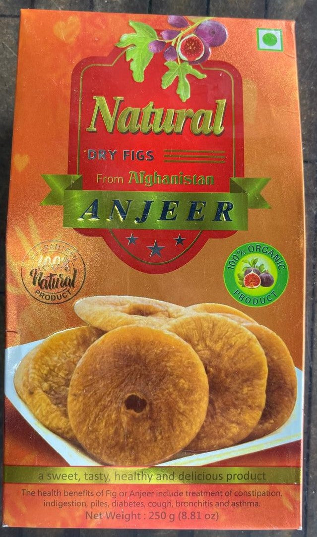 Natural Dry Figs Anjeer From Afghanistan 250g