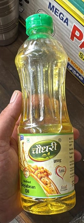Chaudhary Refined Soyabean Oil - 370ml Code5001