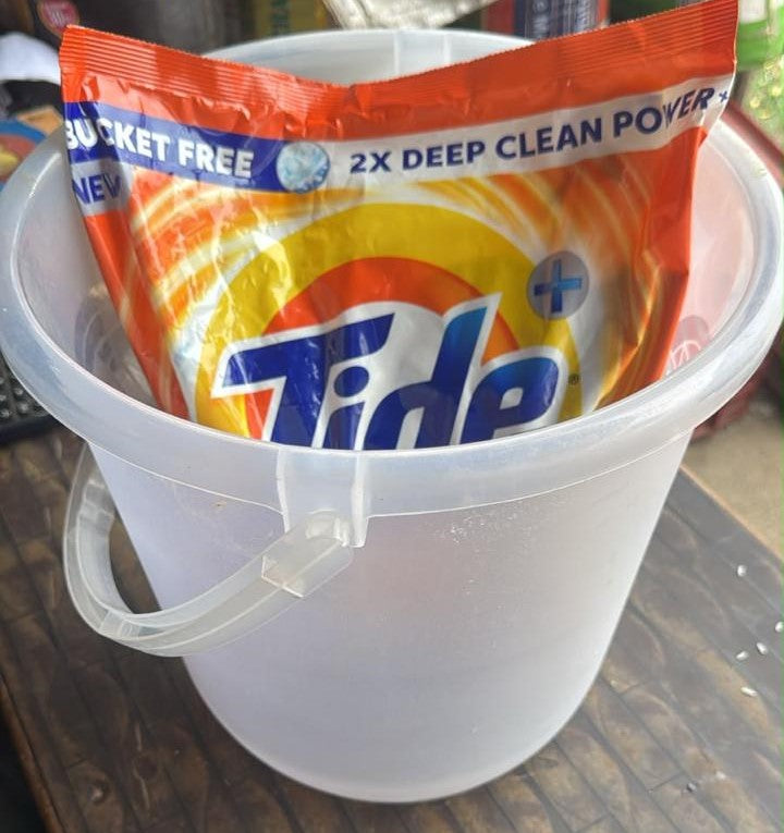 Tide Double Power+ Jasmine & Rose Detergent Powder 5kg (Free Bucket Worth ₹299) Code5001