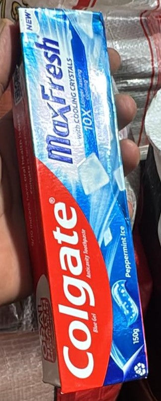 Colgate MaxFresh Blue Gel Peppermint Ice 150g