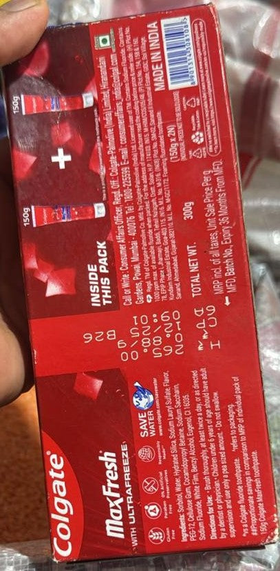 Colgate MaxFresh Mega Saver - 2x150g C5001