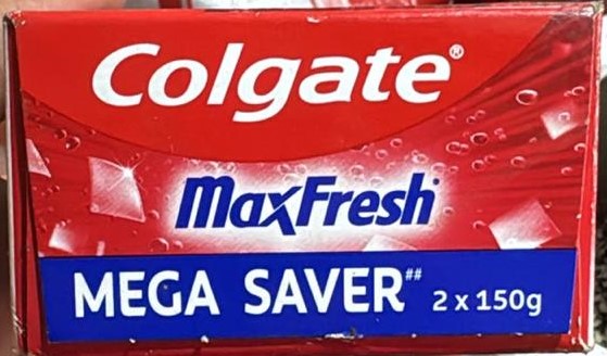 Colgate MaxFresh Mega Saver 2x150g combo pack