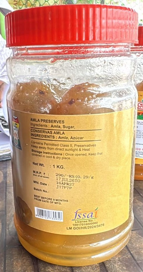 Jain Foods Amla Murabba - 1kg C5001