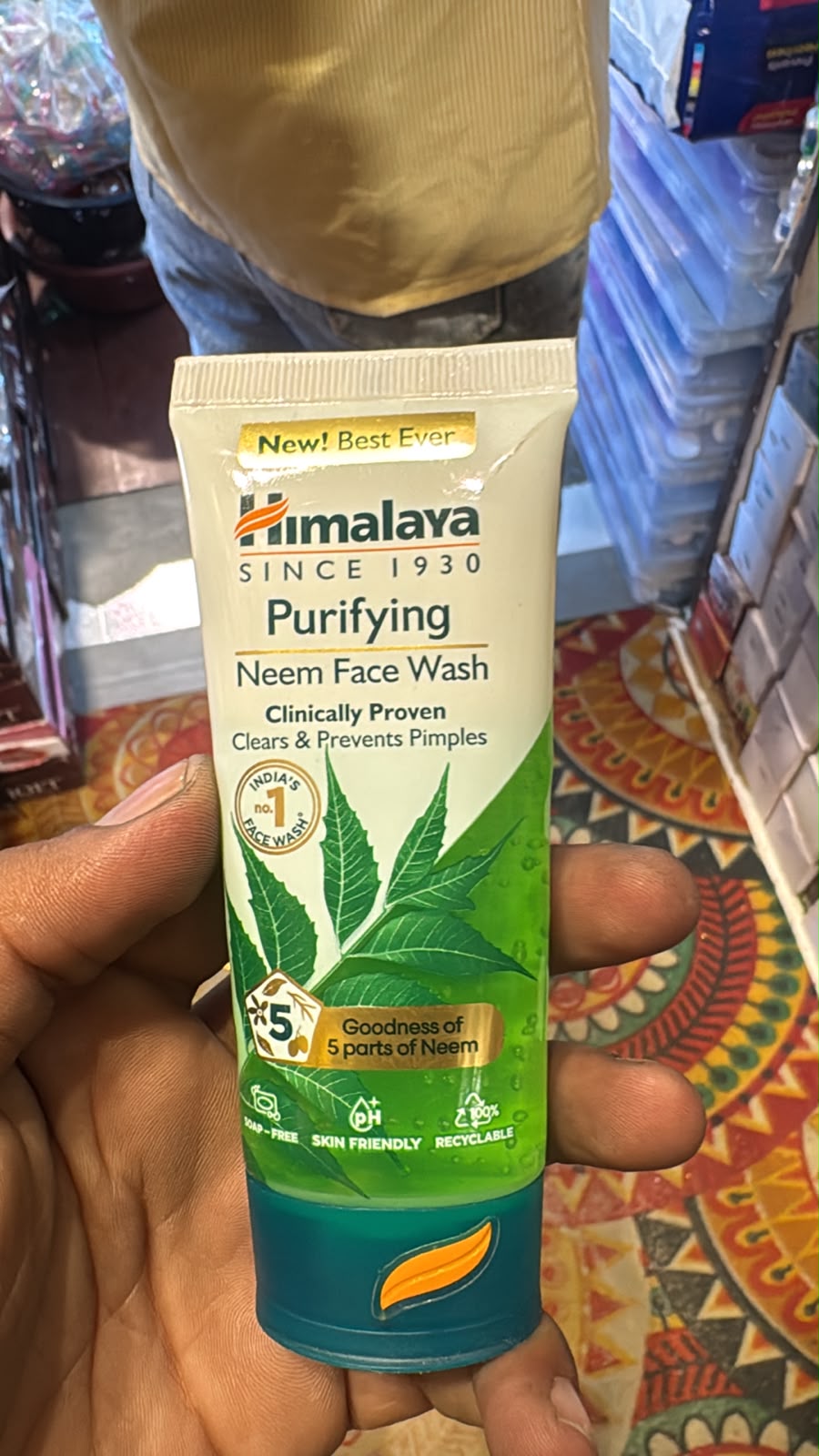 Himalaya Purifying Neem Face Wash 50 ml front