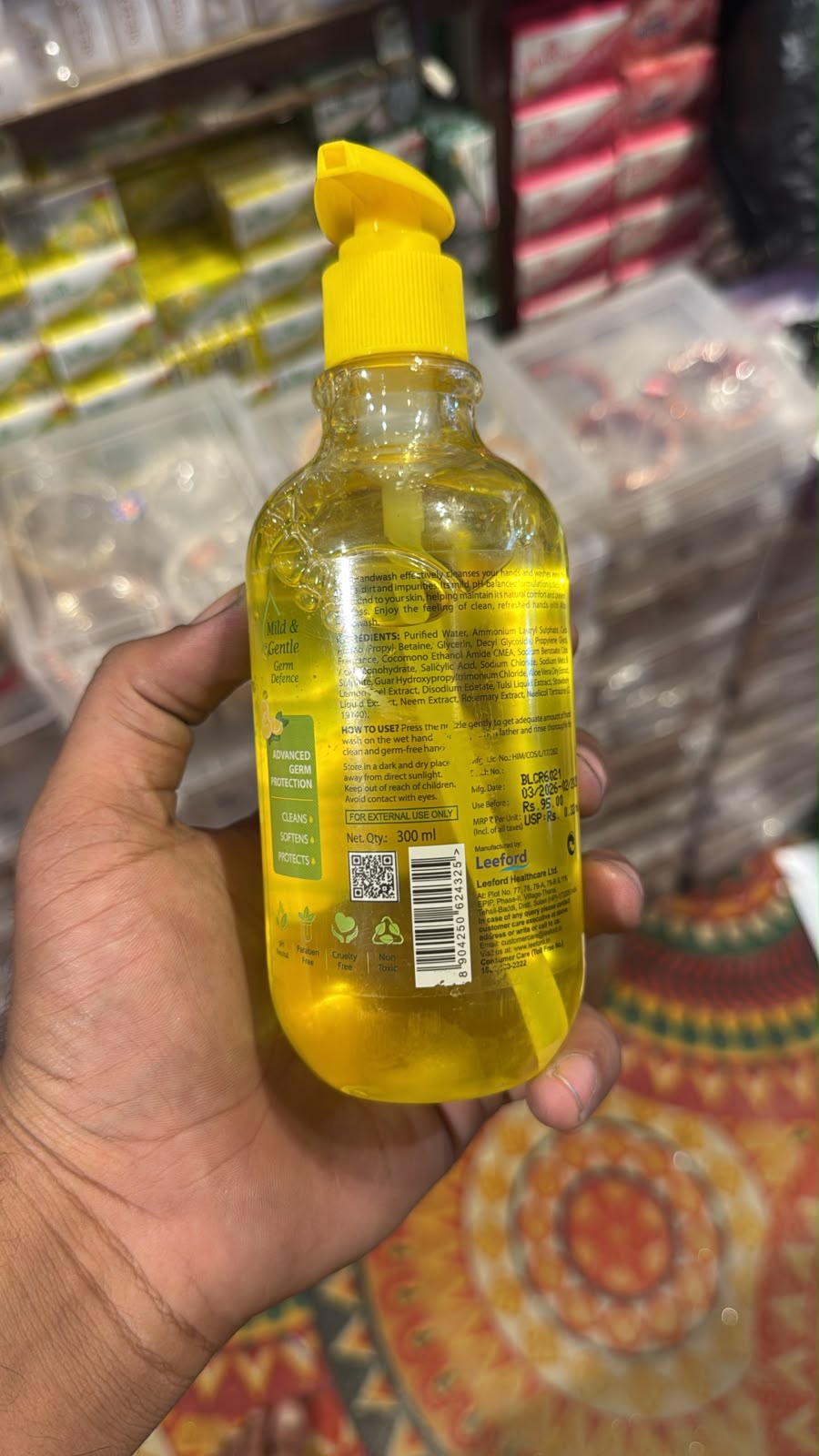 Alite Skin Essence Lemon Extract Handwash 300 ml back