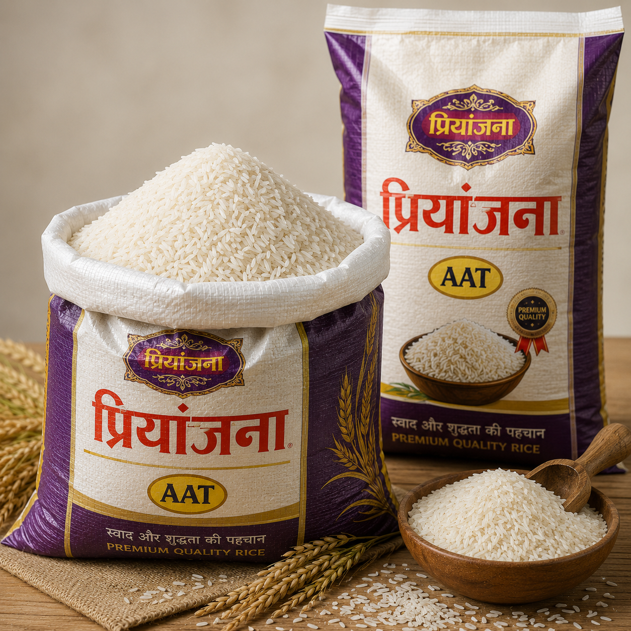 ATT Priynyenja Chawal Golden Basmati Rice 1kg Code5001
