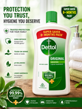 Dettol Original Germ Defence Liquid Handwash - Super Saver 8+ Months Pack
