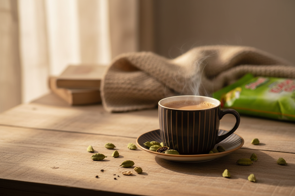 Saburi Elaichy Chai lifestyle image