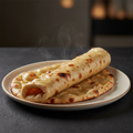 Butter Naan with melted butter and tandoor char
