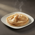 Soft thin Rumali Roti on a plate