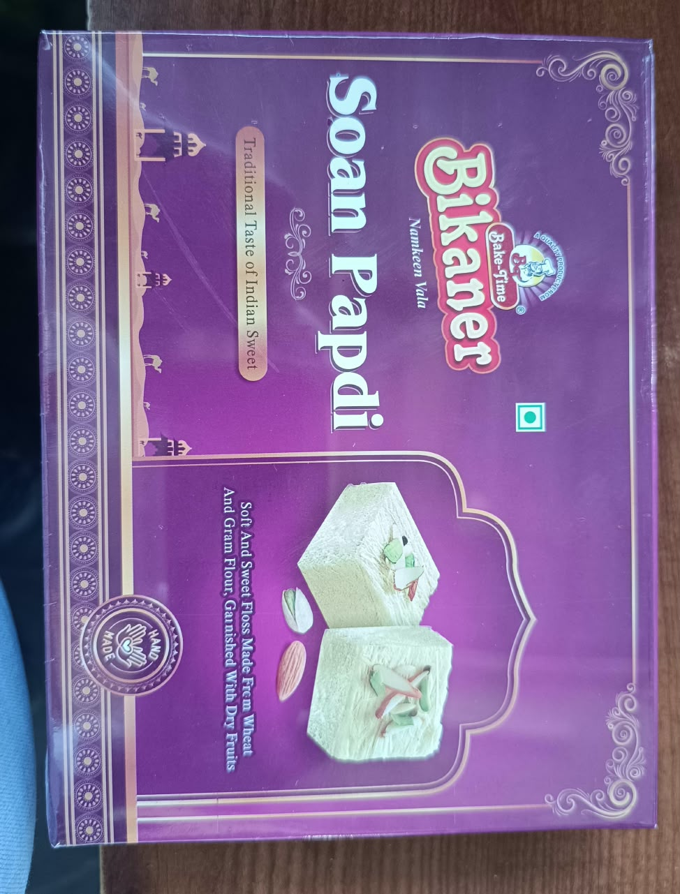 Bikaner Soan Papdi front packaging