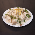 Professional catalog photo of creamy grilled Malai Chaap
