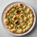 Catalog image of one Garlic Naan with garlic and coriander