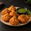 Crunchy Kurkure Momos with dip