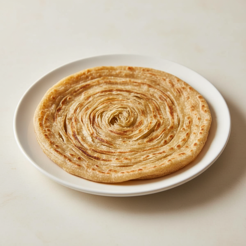 Catalog image of one flaky Laccha Paratha