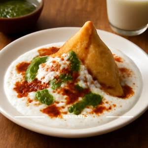Parmesh Sweets Samosa Dahi 1 piece