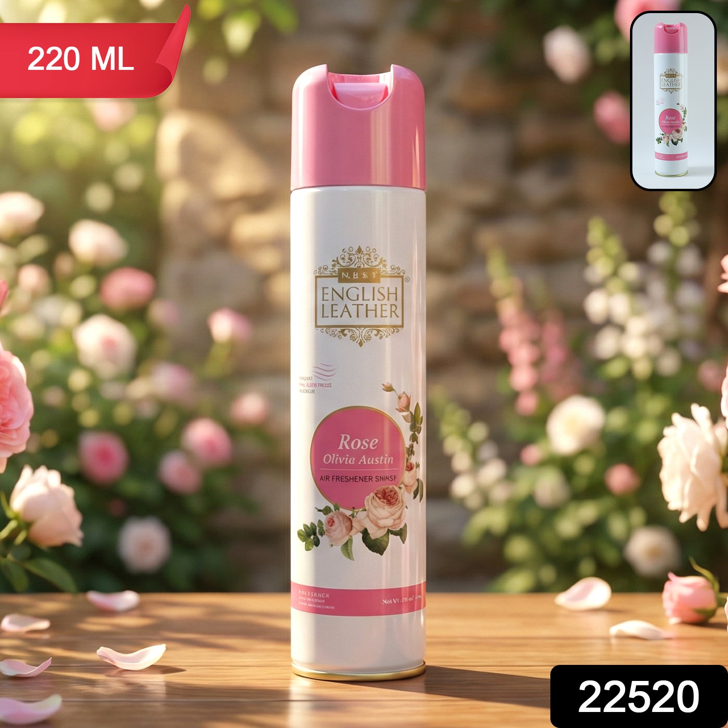 Next Premium English Leather Rose Air Freshener Spray 220 Ml