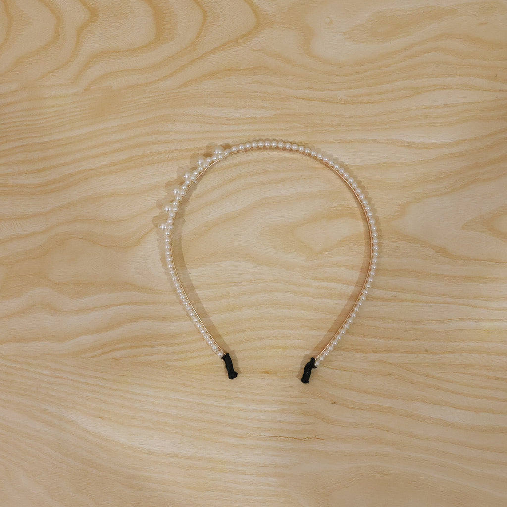 Pearl Beaded Designer Hairband For Women Stylish Headband (1 Pc)