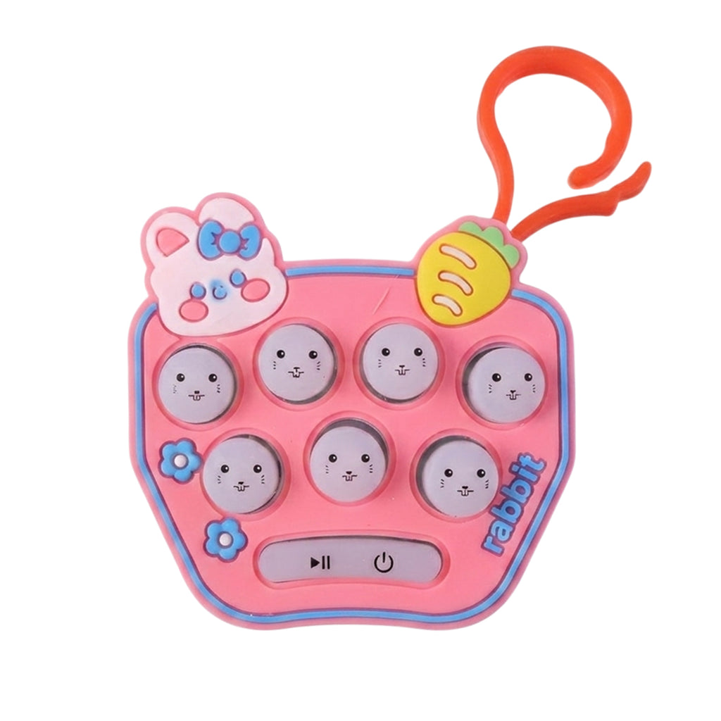 Cute Cartoon Music Push Button Toy Keychain With Sound (1 Pc Mix Design)